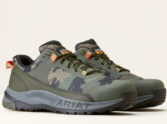 Ariat Men's Outpace Shift Composite Toe Work Shoe -Camo- 10047025 - Overlook Boots