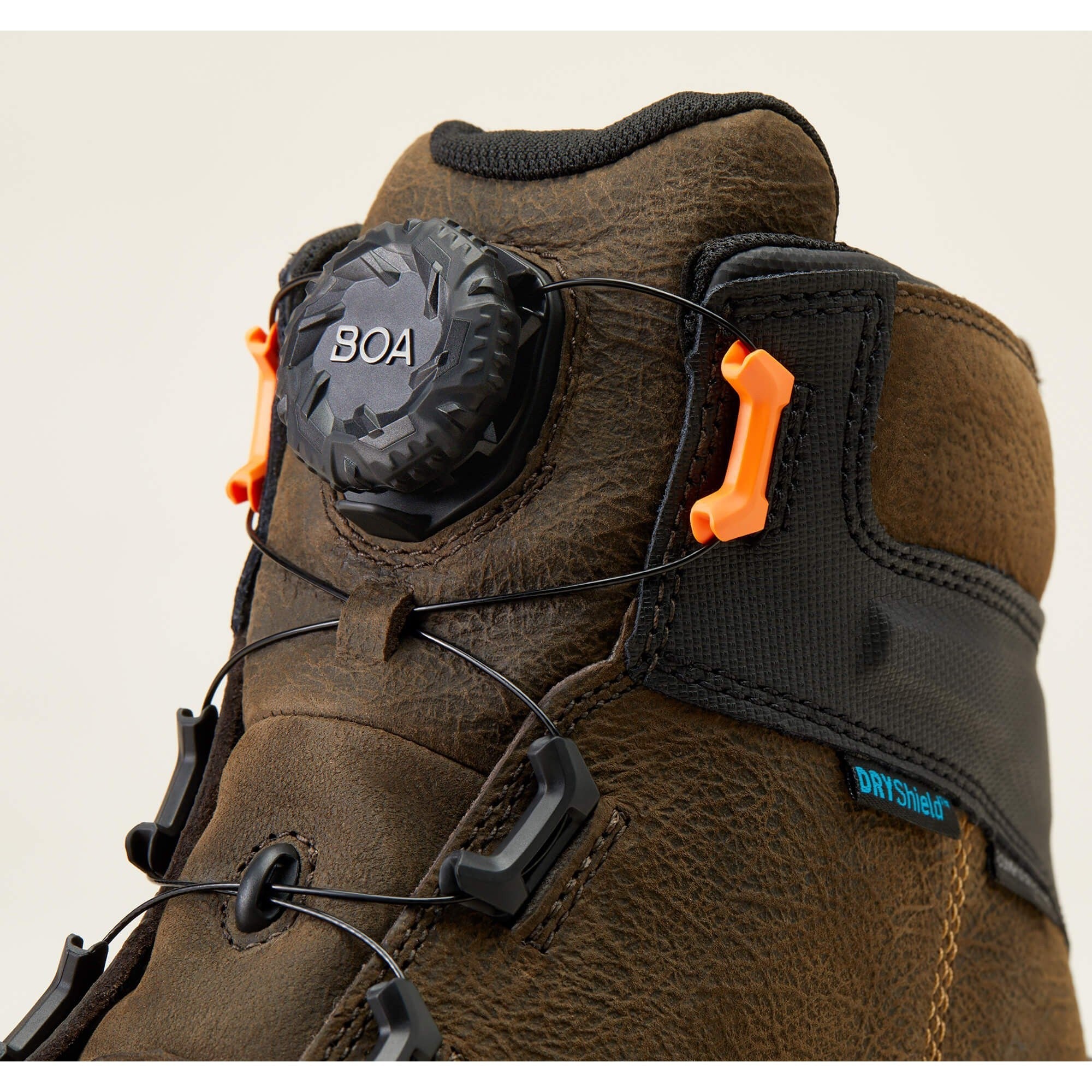 Ariat Men's Stump Jumper 6" Composite Toe Waterproof BOA Work Boot- Coffee- 10048060 - Overlook Boots