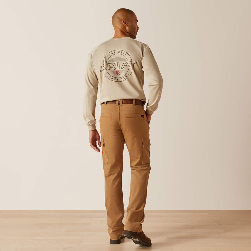 Ariat Men's Flame Resistant M7 Slim DuraStretch Straight Pant Khaki - 10048193 - Overlook Boots