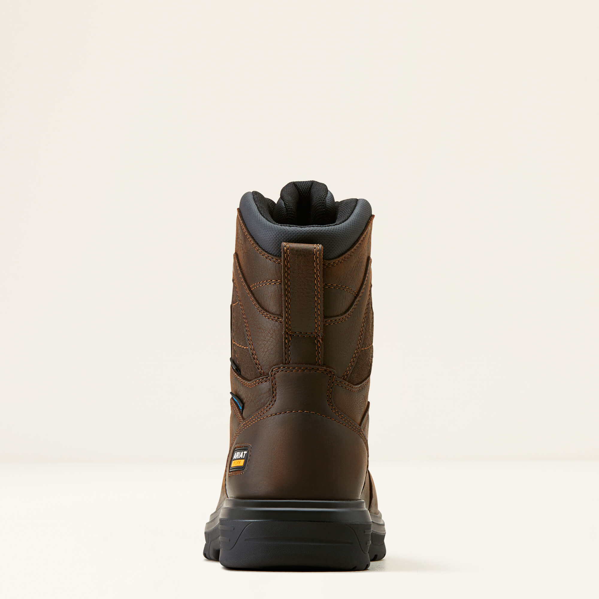 Ariat Men's Turbo 8" Carbon Toe Waterproof Work Boot - Rich Brown - 10050823 - Overlook Boots