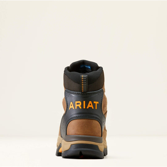 Ariat Men's Endeavor 6" Soft Toe Waterproof Lace-Up Work Boot- Brown- 10050826 - Overlook Boots