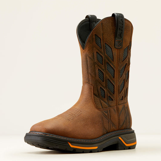 Ariat Men's Big Rig Tread VentTEK 11" Soft Toe Western Work Boot- 10050828 - Overlook Boots