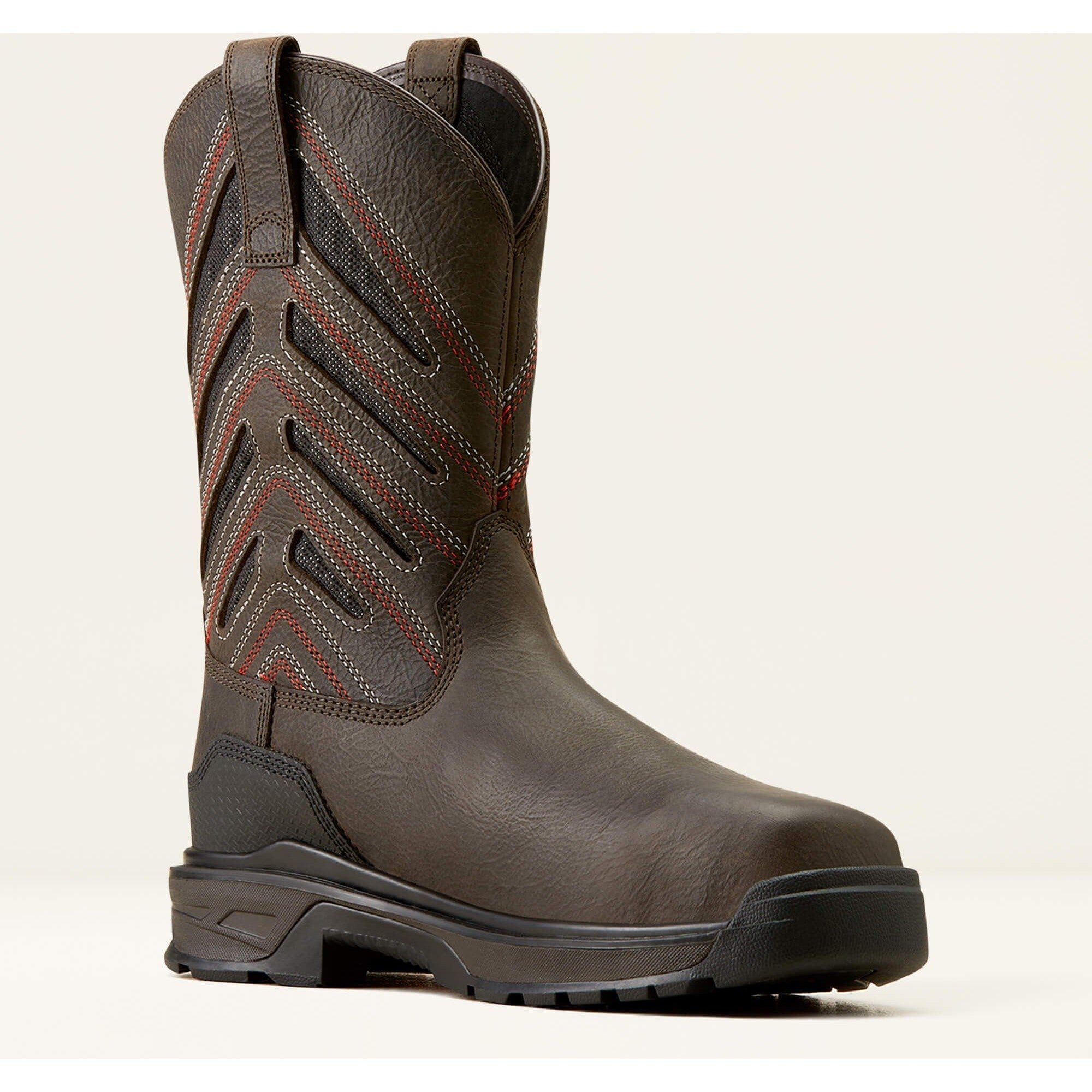 Ariat Men's Intrepid VentTEK 11" Composite Toe Wellington Work Boot- 10050830 7 / Medium / Brown - Overlook Boots