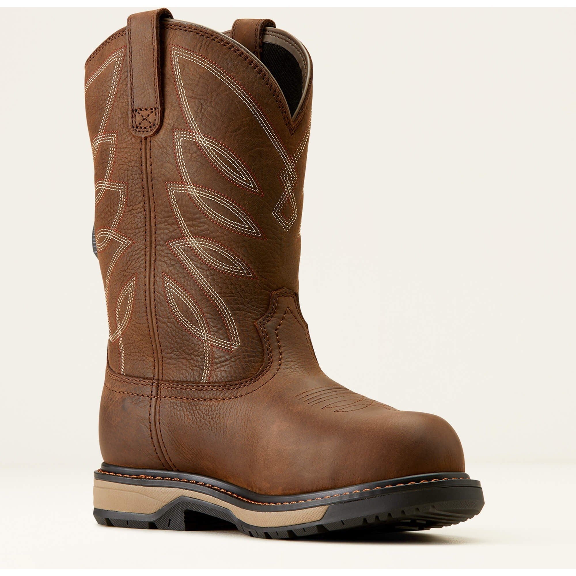 Ariat Women's Riveter 10" Composite Toe Waterproof Puncture Resistant Work Boot - Brown - 10050831 - Overlook Boots