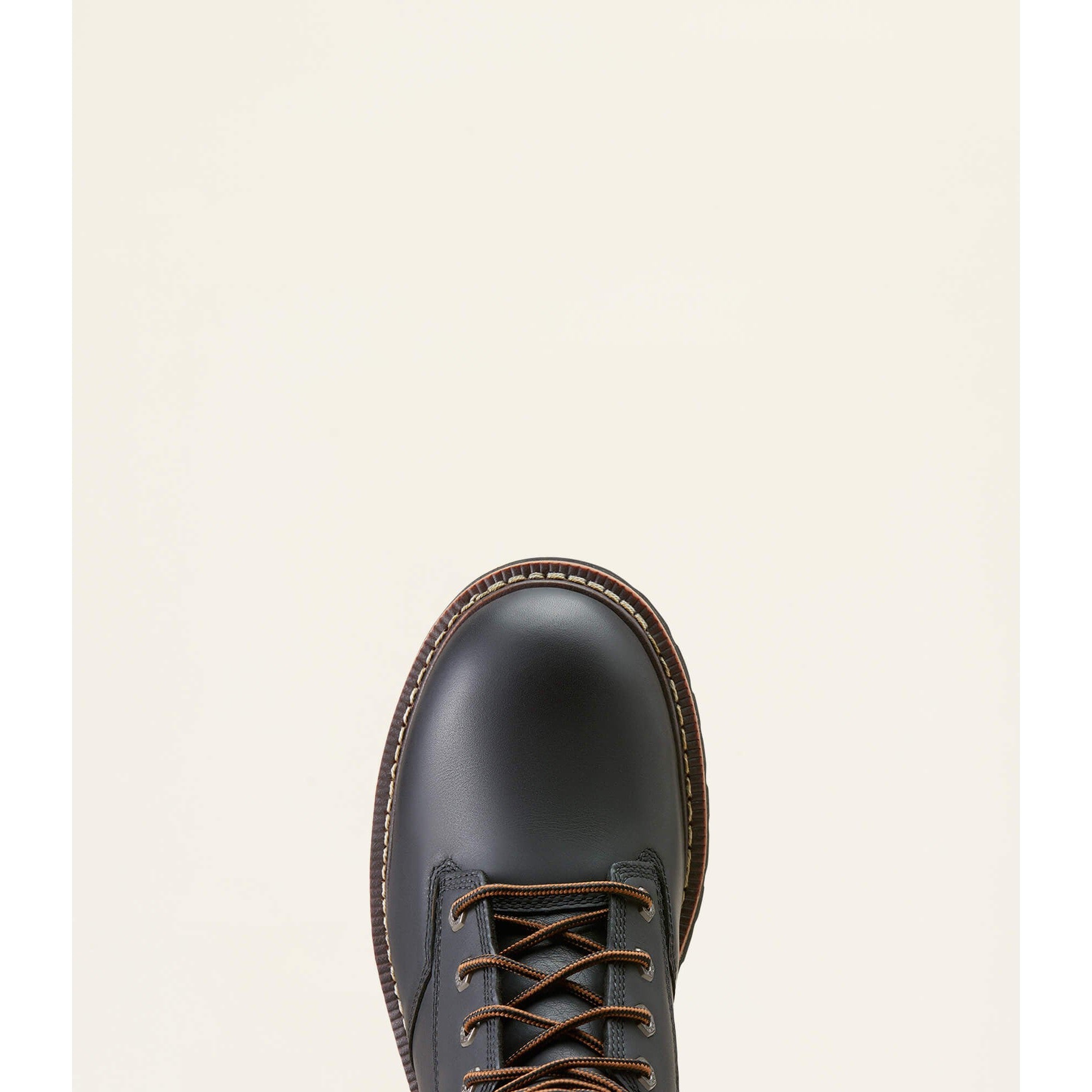 Ariat Men's Logger Shock Shield 8" Soft Toe Waterproof Work Boot- Black- 10050842 - Overlook Boots