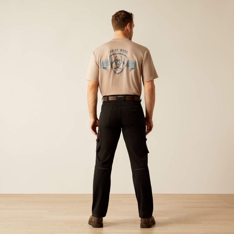 Ariat Men's Rebar M7 Slim Dynamic Straight Work Pant Black - 10051856 - Overlook Boots