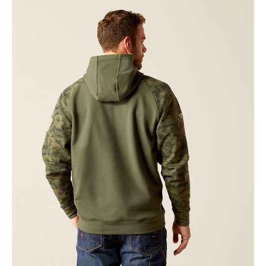 Ariat Men's Flame Resistant DuraStretch Patriot Flame Resist Hoodie Camo - 10051974 - Overlook Boots