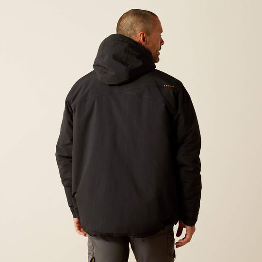 Ariat Men's Rebar Cordura Ripstop Insulated Jacket Black - 10052119 - Overlook Boots