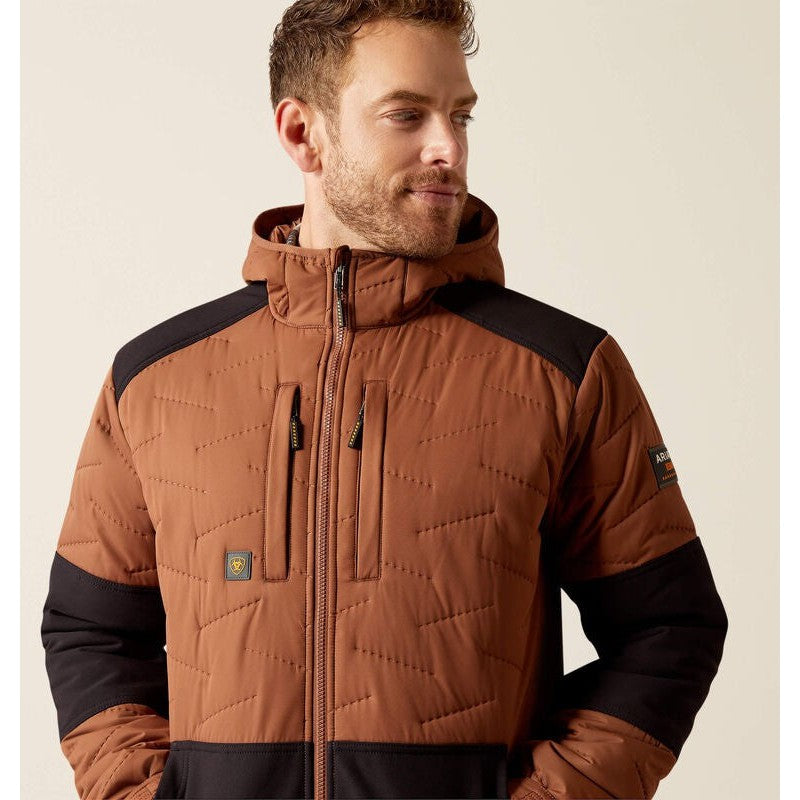 Ariat Men's Rebar Winter Cloud 9 Water Resist Jacket Aztec - 10052424 - Overlook Boots