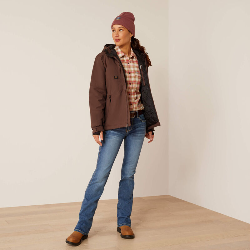 Ariat Women's Rebar Cordura Ripstop Insulated Jacket Aztec - 10052432 - Overlook Boots