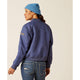 Ariat Women's Rebar Stretch Canvas Bomber Jacket Blue - 10052994 - Overlook Boots