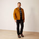 Ariat Men's Rebar Stretch Canvas Bomber Jacket Brown - 10053000 - Overlook Boots