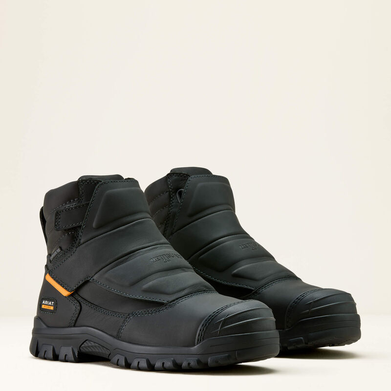 Ariat Men's Treadfast Temper 6" Comp Toe Waterproof Work Boot - Black - 10053574 - Overlook Boots