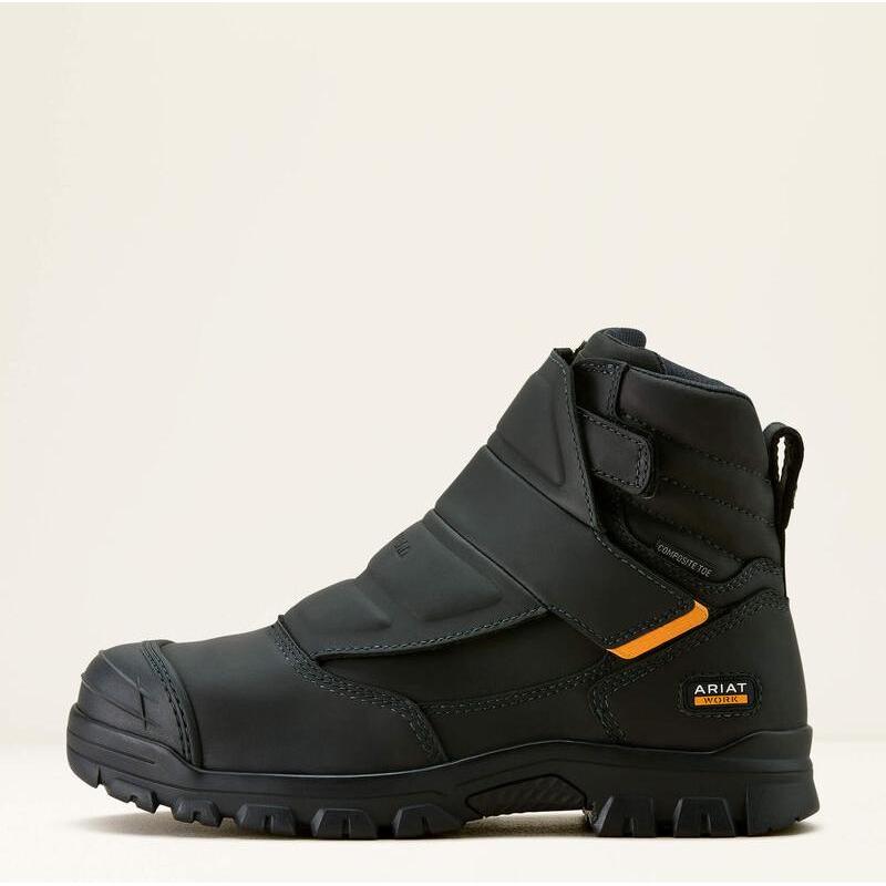 Ariat Men's Treadfast Temper 6" Comp Toe Waterproof Work Boot - Black - 10053574 - Overlook Boots