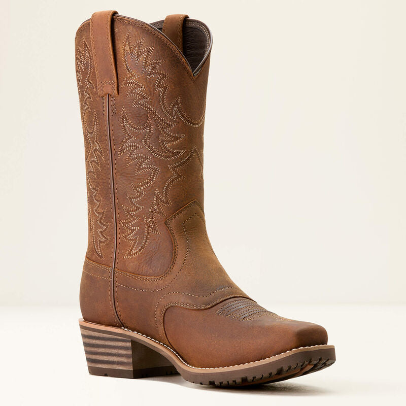 Cowboy Square Toe Winter Boots Ariat Men's Hybrid Roughstock