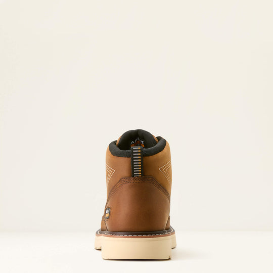 Ariat Men's Rebar Lift 5.5" Soft Toe Chukka Work Boot- Brown- 10053587 - Overlook Boots