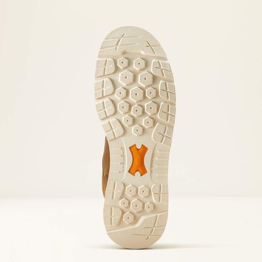 Ariat Men's Rebar 6" Composite Toe Waterproof Wedge Work Boot - Brown - 10053615 - Overlook Boots