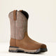 Ariat Men's Rebar Flex Composite Toe Slip Resistant Western Work Boot -Brownstone- 10053616 7.0 / Medium / Brown - Overlook Boots