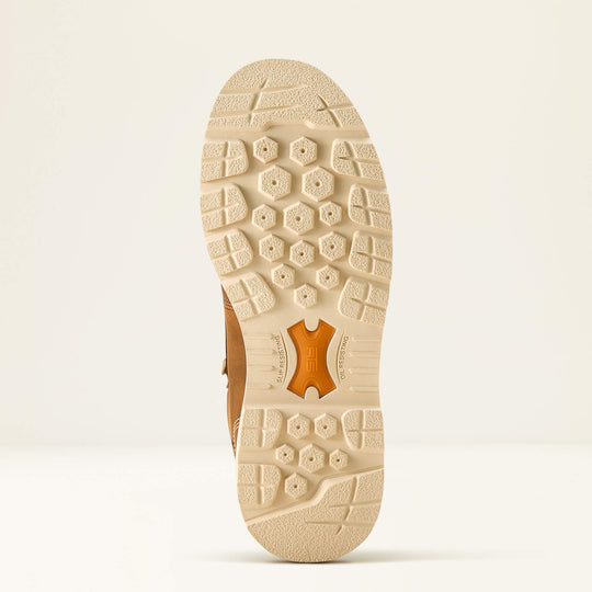 Ariat Women's Rebar Lift 6" Composite Toe Waterproof Work Boot- Brown- 10053821 - Overlook Boots