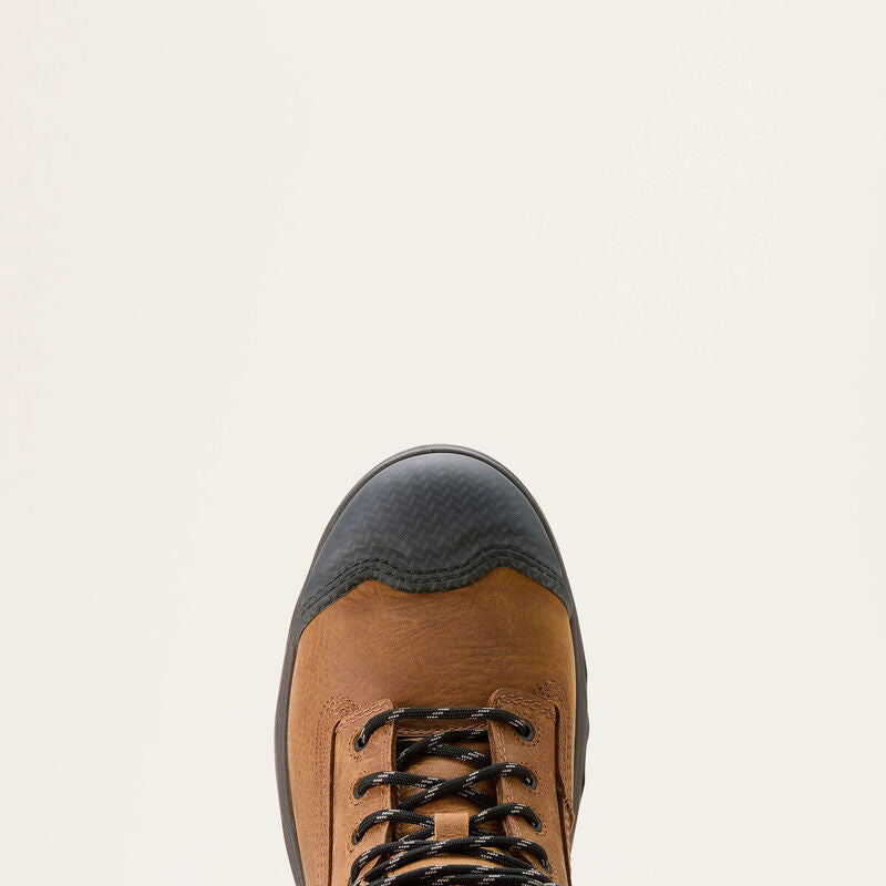 Ariat Men's Turbo Duratread XTR 6" Carbon Toe Waterproof Work Boot - Brown - 10054291 - Overlook Boots