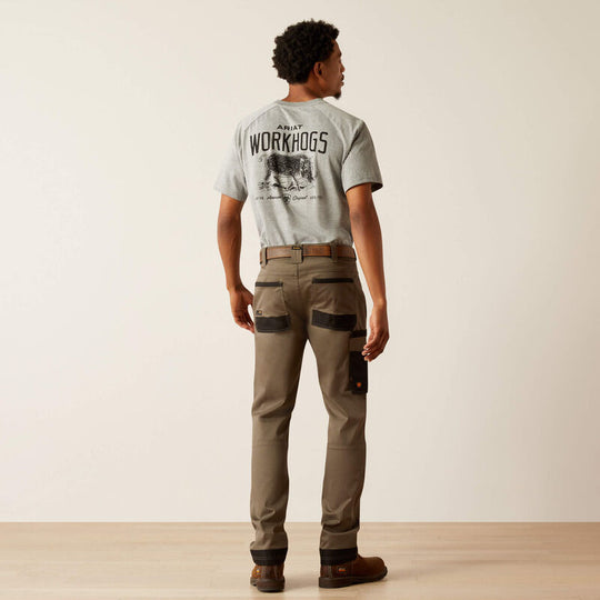 Ariat Men's Rebar M8 Modern DuraStretch Cargo Pant - Hunter - 10060671 - Overlook Boots