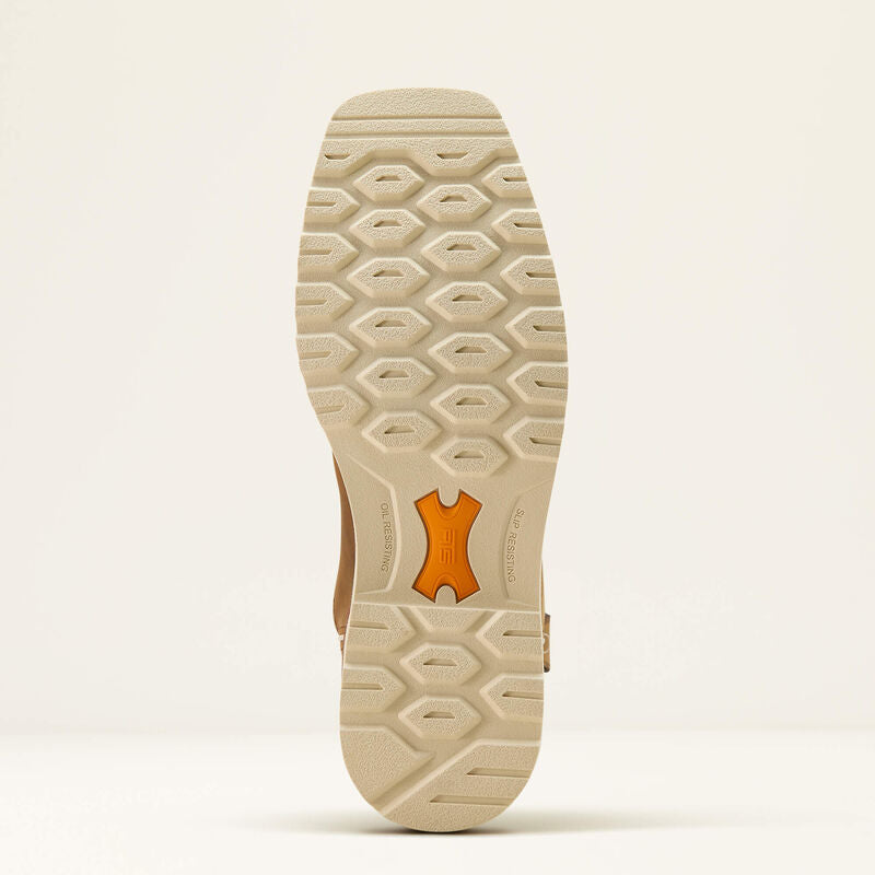 Ariat Men's Activator 11" Steel Toe Waterproof Western Work Boot- Brown/Blue- 10060893 - Overlook Boots