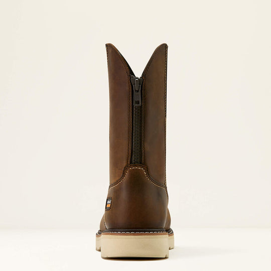 Ariat Men's Rebar Lift Pull On Moc Toe Composite Toe Work Boot - Brown - 10061114 - Overlook Boots