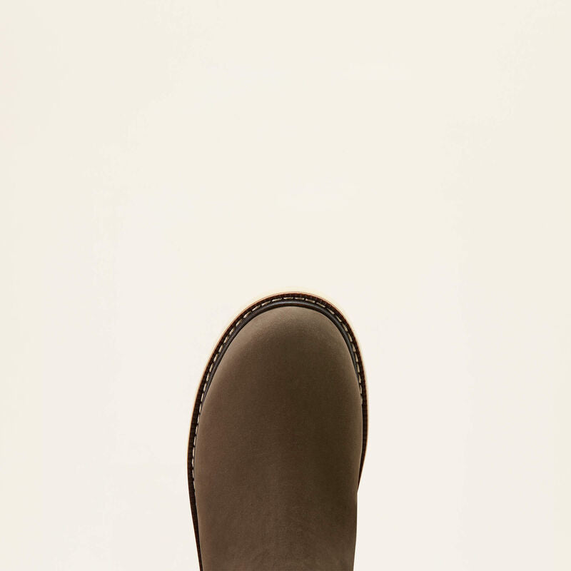 Ariat Women's Rebar 5.5" Composite Toe Waterproof Wedge Chelsea Work Boot - Grey - 10061117 - Overlook Boots