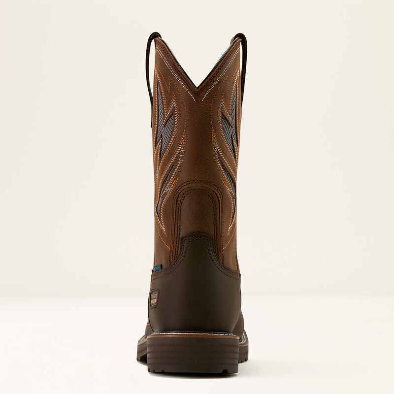 Ariat Men's Activator VentTEK 11" Steel Toe WP Work Boot - Brown - 10061119 - Overlook Boots