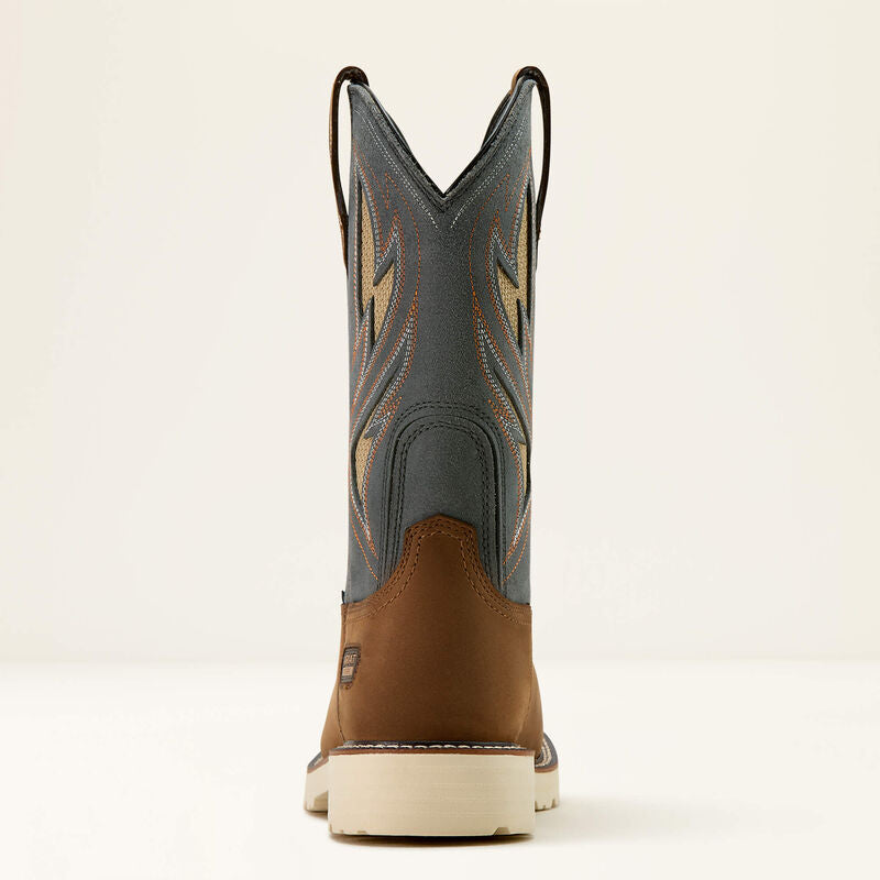 Ariat Men's Activator VentTEK 11" Steel Toe Work Boot - Brown/Grey - 10061284 - Overlook Boots