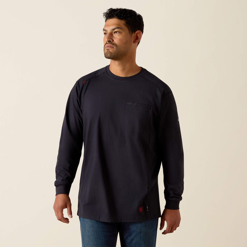 Ariat Men's FR Air Alpha American T-Shirt - Black - 10062316 Small / Black / Standard - Overlook Boots