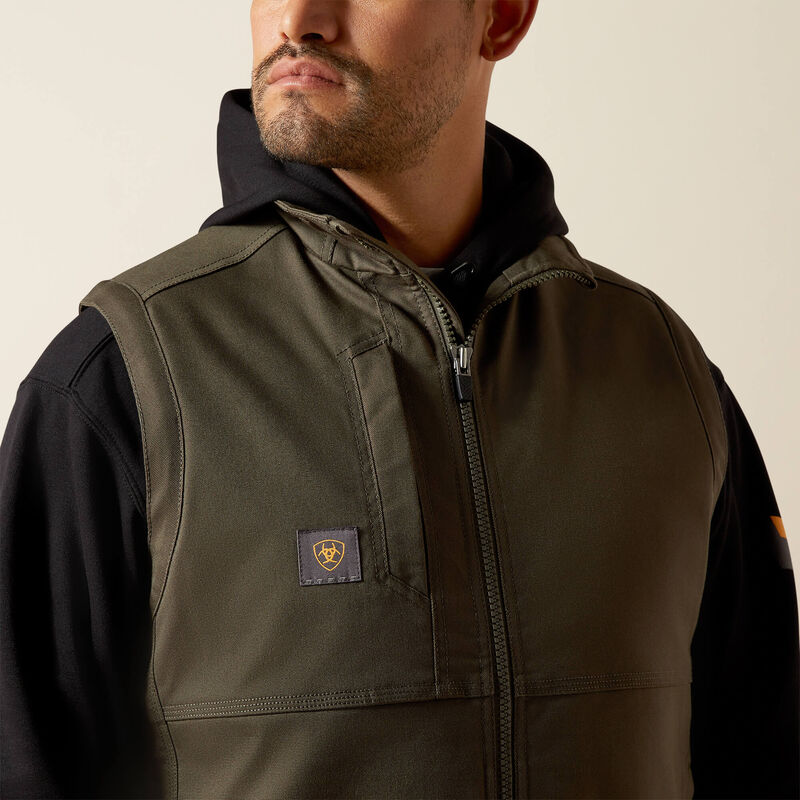 Ariat Men's Rebar DuraCanvas Vest - Earth - 10062536 - Overlook Boots