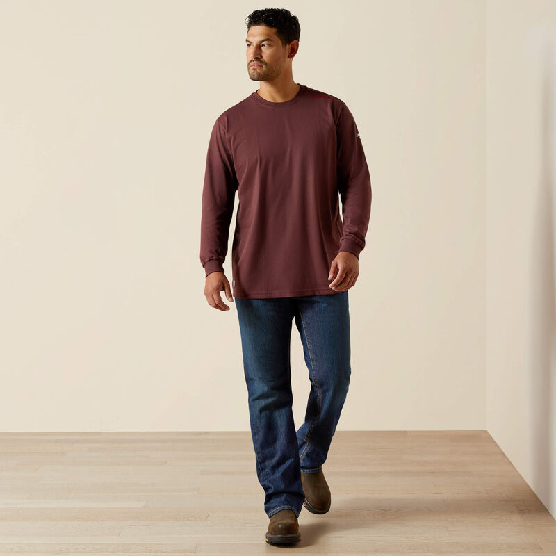 Ariat Men's Flame Resistant Born For This T-Shirt- Chocolate- 10062667 - Overlook Boots