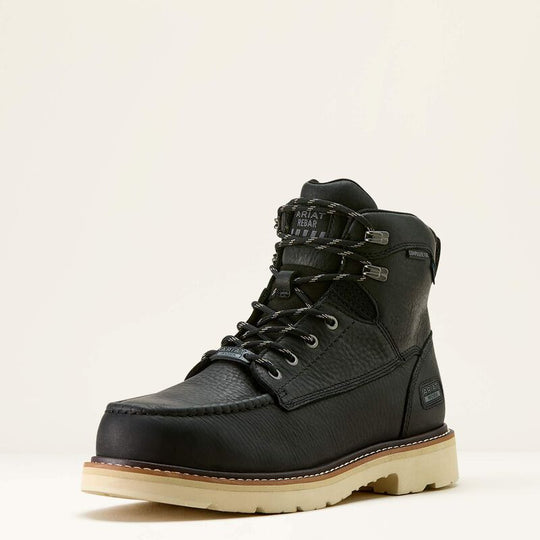 Ariat Men's Rebar Lift 6" Comp Toe Waterproof Work Boot - Black - 10063920 - Overlook Boots