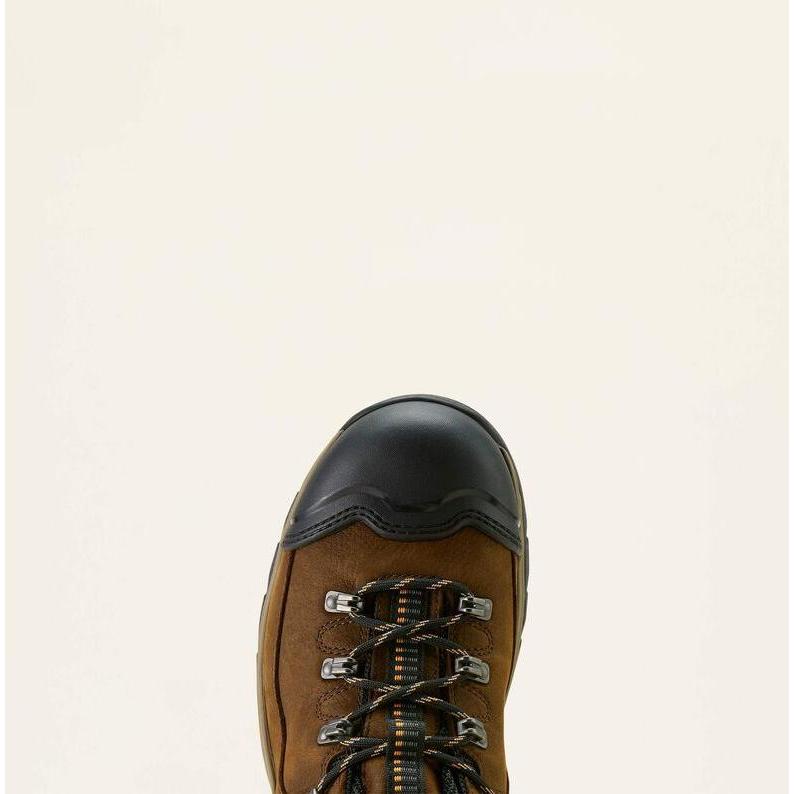 Ariat Men's Endeavor 6" Round Toe WP Work Boot- Brown- 10063977 - Overlook Boots