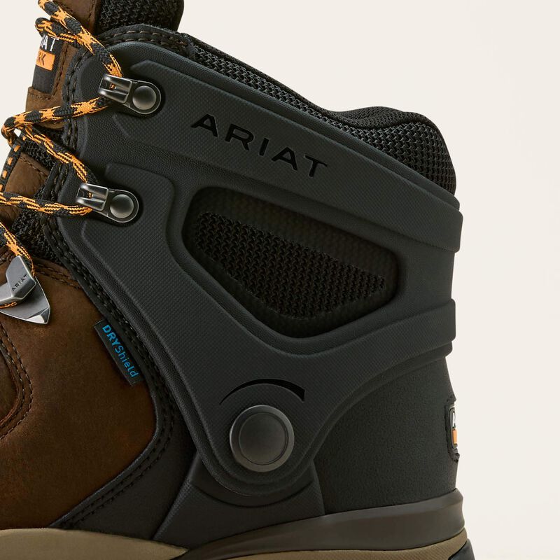 Ariat Men's Endeavor 6" Carbon Toe WP Work Boot- Brown- 10063978 - Overlook Boots