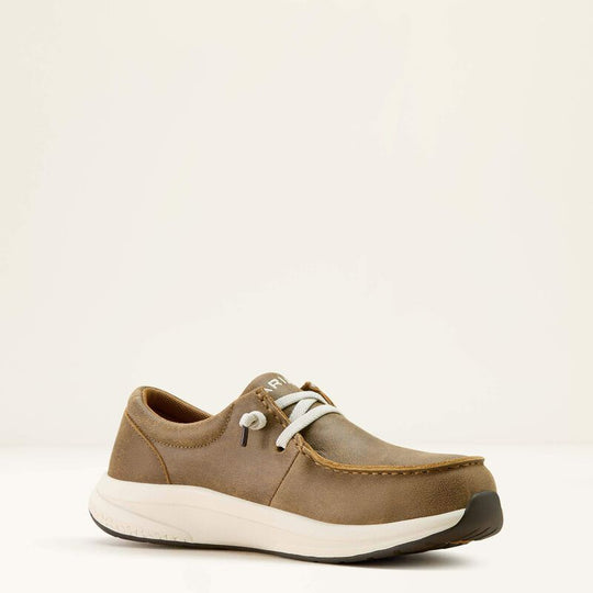 Ariat Women's Buckeye 3" Steel Toe Slip Resist Work Shoe - Brown - 10064035 6.0 / Narrow / Brown - Overlook Boots