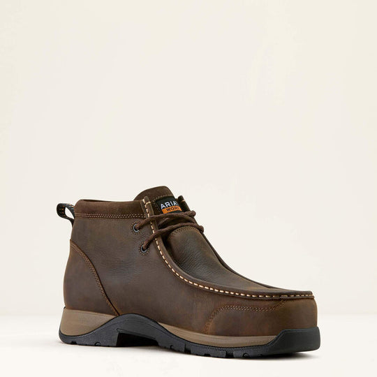 Ariat Men's Edge Moc Waterproof Composite Toe Work Boot - Brown - 10073359 - Overlook Boots