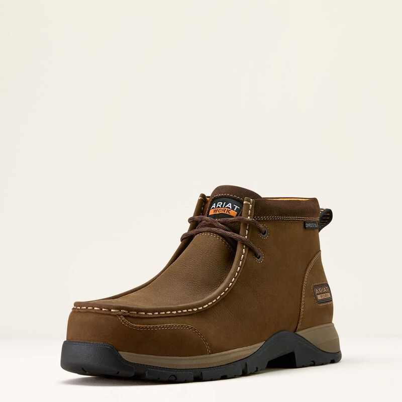 Ariat Men's Edge Moc Composite Toe Work Boot - Brown - 10073362 7 / Medium / Brown - Overlook Boots