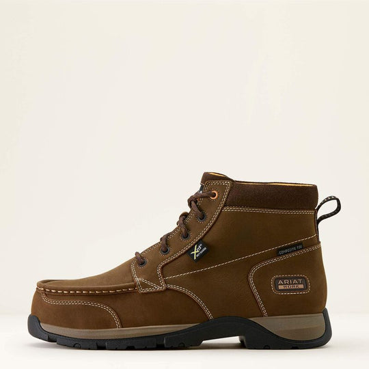 Ariat Men's Edge Chukka 6" Metguard Composite Toe Work Boot - Brown - 10073364 - Overlook Boots