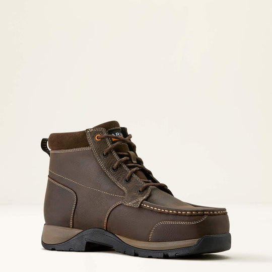 Ariat Men's Edge Chukka 6" Waterproof Composite Toe Work Boot - Brown - 10073365 - Overlook Boots