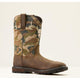 Ariat Men's Groundbreaker 11" Square Toe Waterproof Work Boot- Brown- 10074211 7.0 / Medium / Brown - Overlook Boots