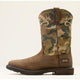 Ariat Men's Groundbreaker 11" Square Toe Waterproof Work Boot- Brown- 10074211 - Overlook Boots