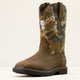 Ariat Men's Groundbreaker 11" Square Toe Waterproof Work Boot- Brown- 10074287 - Overlook Boots