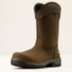 Ariat Men's Duratread 11" Carbon Toe Waterproof Pull On Work Boot- Brown- 10074292 - Overlook Boots