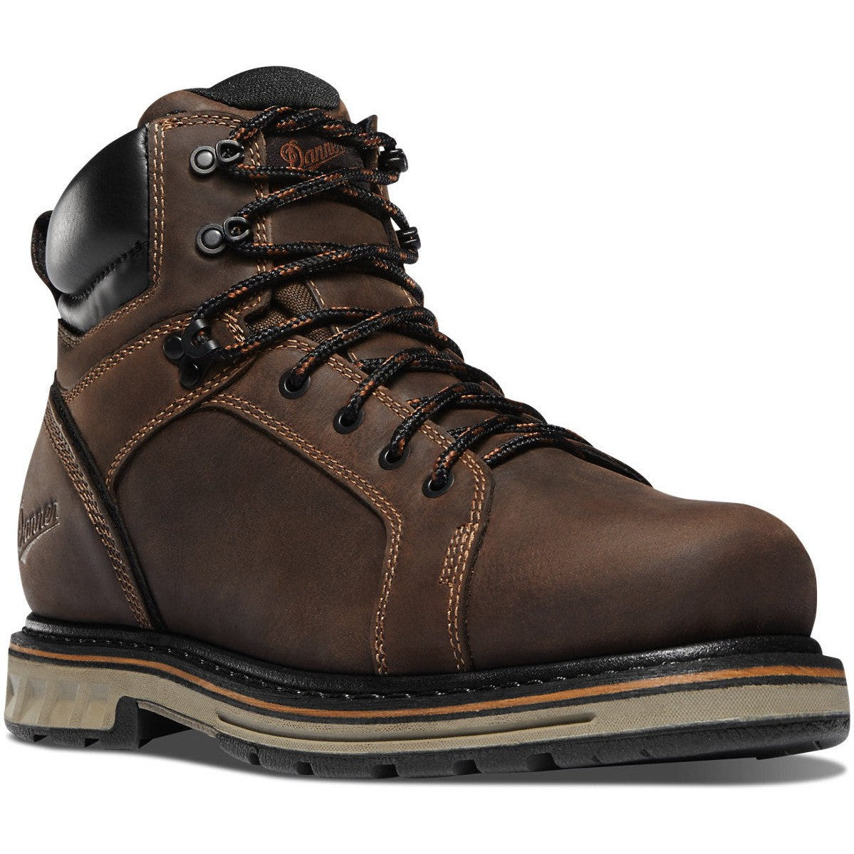 Danner Men's Steel Yard 6" PT Waterproof Work Boot -Brown- 12536 - Overlook Boots