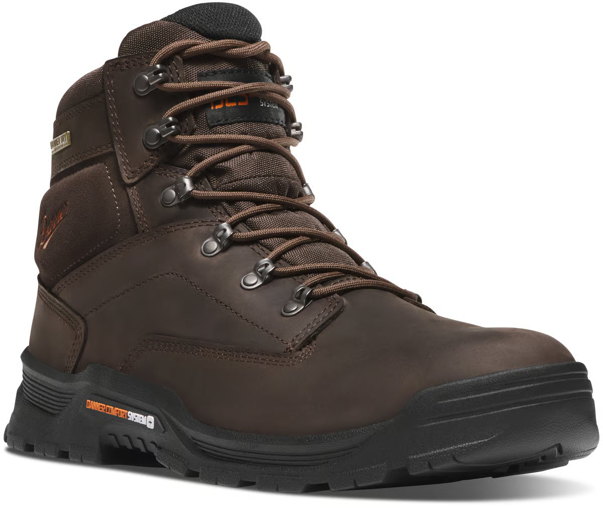 Danner Men's Crafter 2.0 6" Plain Toe WP Work Boot- Brown- 17420 7 / Medium / Brown - Overlook Boots