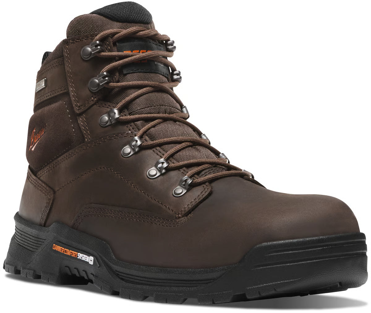 Danner Men's Crafter 2.0 6" Composite Toe WP Work Boot- Brown- 17421 7 / Medium / Brown - Overlook Boots