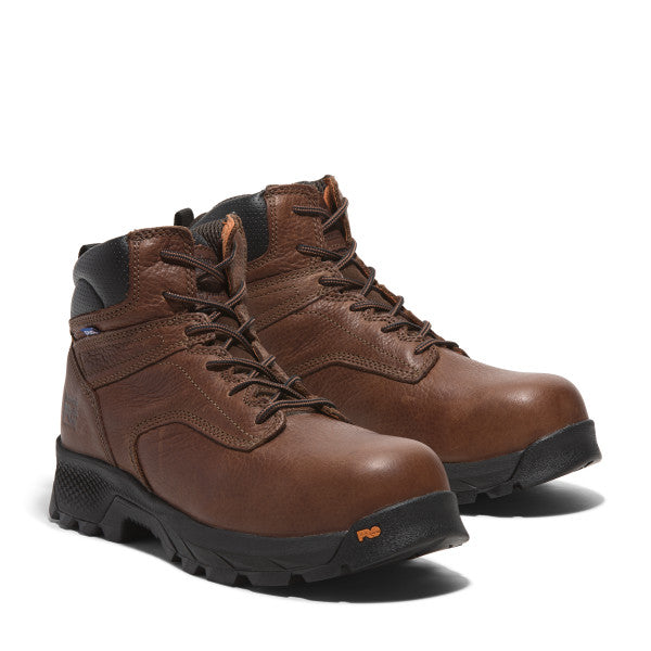 Timberland Pro Men's Titan Ev 6" Composite Toe Work Boot -Brown- TB0A61PF214 - Overlook Boots