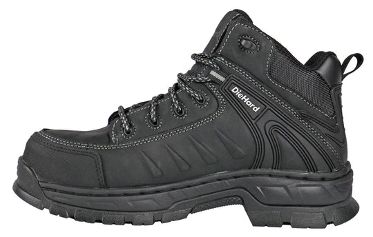DieHard Men's Squire Composite Toe Waterproof Work Boot - Black - DH50115